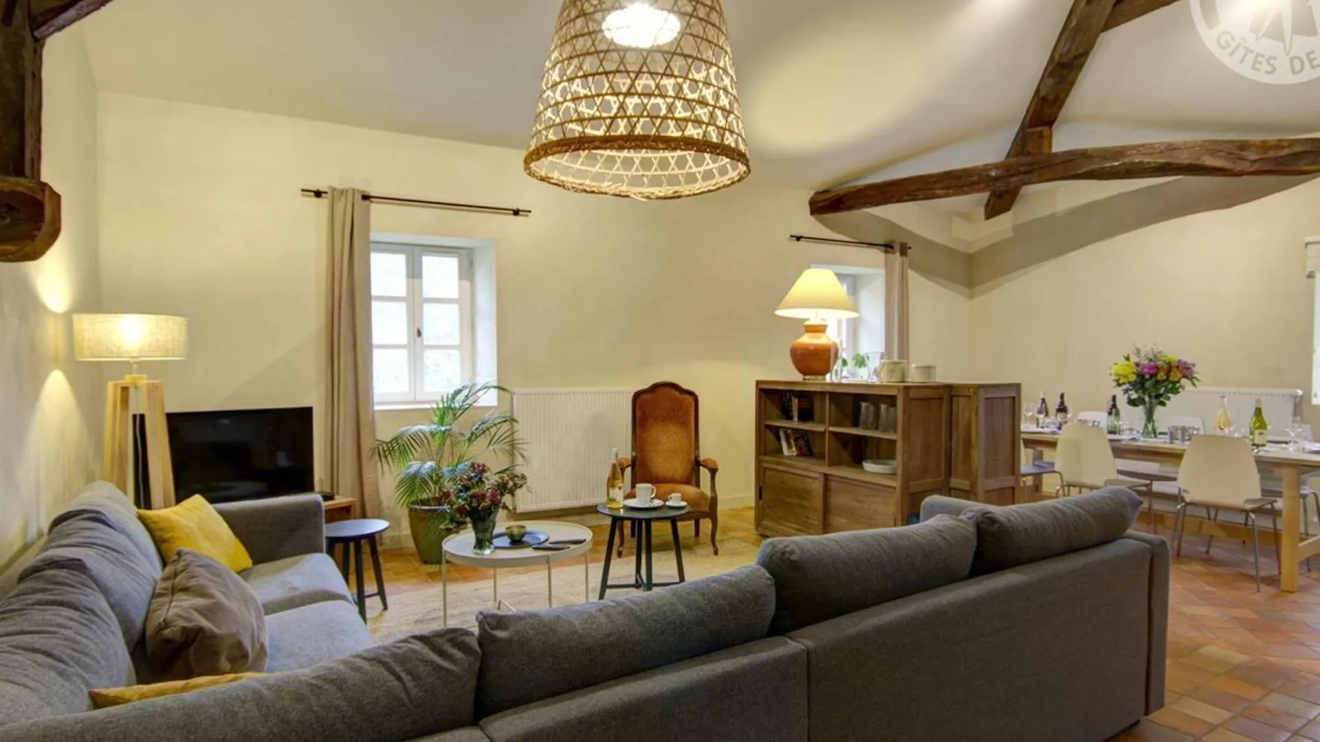 Ferienhaus Gite Historique Au Coeur Du Parc Du Pilat - 14 Pers, 3 Ch, 3 Sdb, Wifi, Jardin, Animaux Acceptes - Fr-1-496-136 Sainte-Croix-en-Jarez